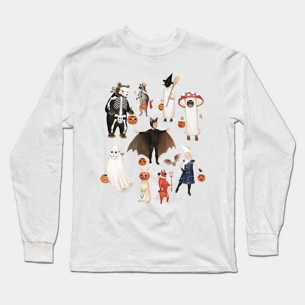 This Is Halloween Long Sleeve T-Shirt by Alayna Paquette